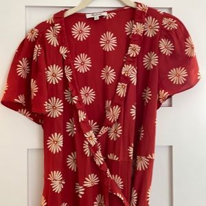Madewell Sunflower wrap dress (no longer available)